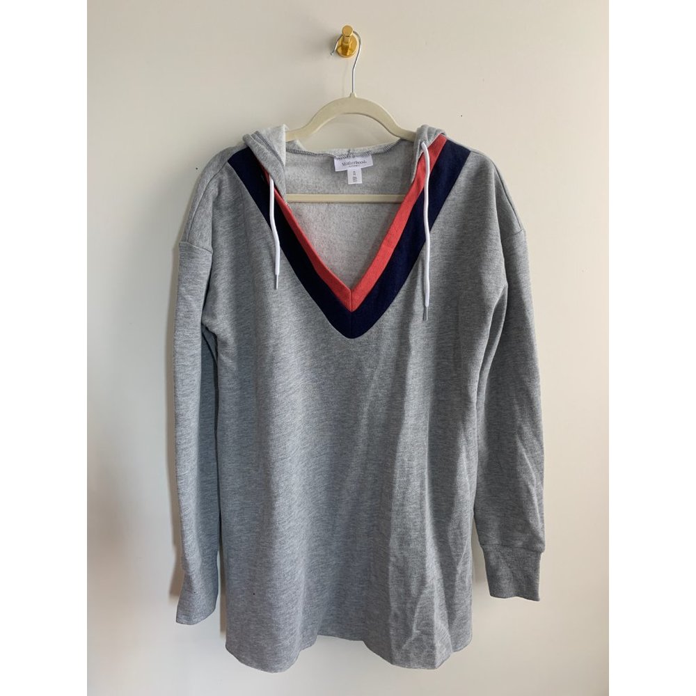 NWOT Maternity Fleece-Lined Hoodie/Tunic